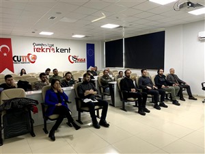 Cumhuriyet Teknokent'te Ufuk Avrupa Projeleri Hakkında Bilgilendirme Toplantısı